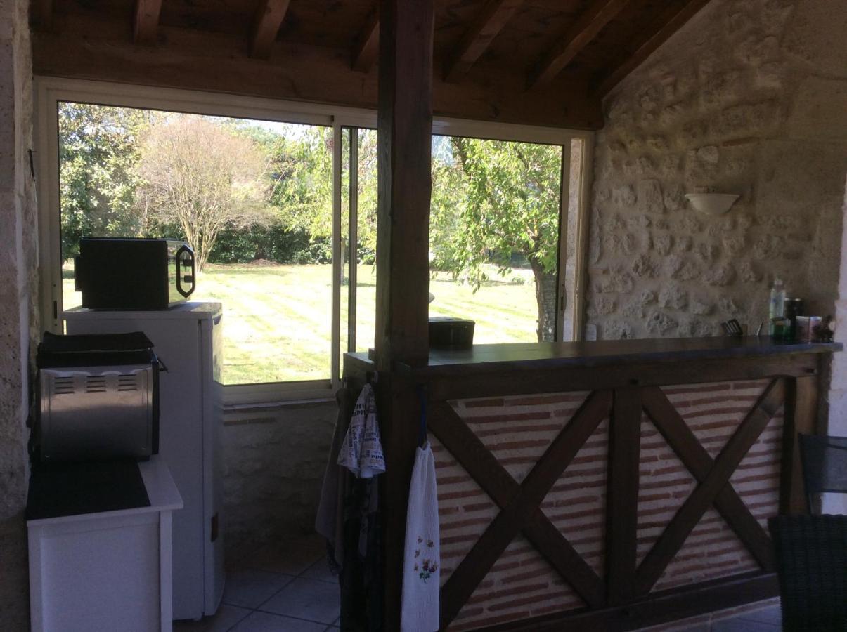 Gite Le Bois De Montpouillan มาร์ม็องด์ ภายนอก รูปภาพ